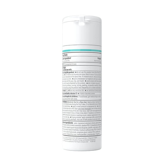 Proactiv Acne Cleanser - Benzoyl Peroxide 6 Fl Oz, Daily Facial Cleanser & Hyaluronic Acid Moisturizer
