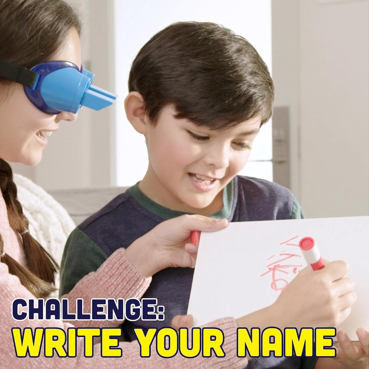Vango The UpsideDownChallenge Game for Family & Kids - Fun Challenges with Upside Down Goggles - Hilarious for Game Night & Parties - 2-6 Players, Ages 8+ (Bonus Edition)