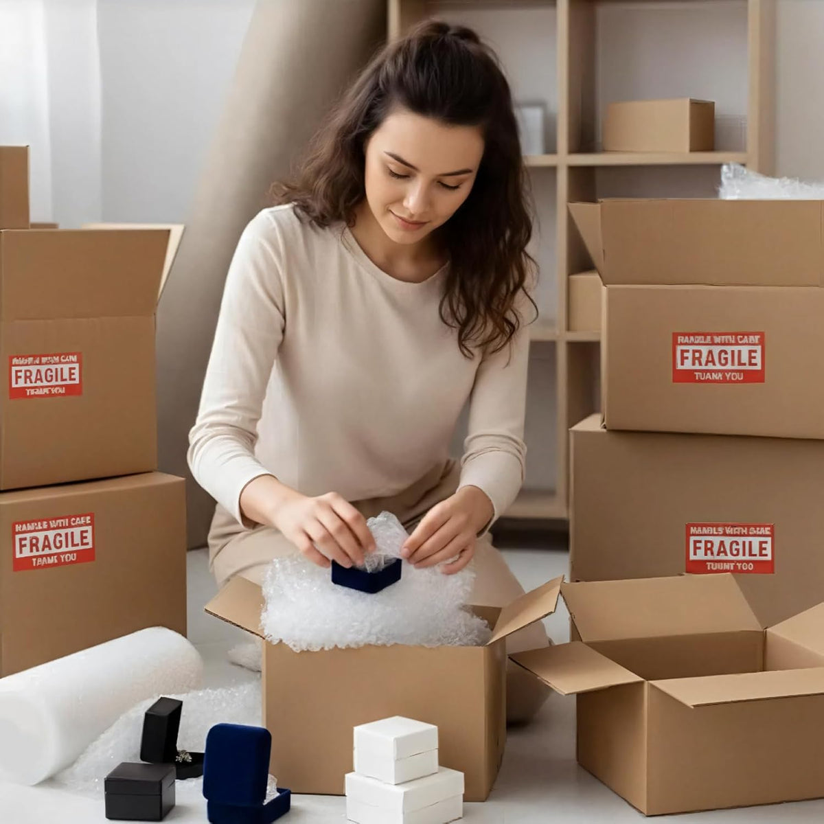 Bubble Cushioning Wrap 2 Pack 12 Inch x 72 ft Bubble Wrap for Packing,Moving Boxes and Shipping for Your Business,Perforated Every 12 in.Suitable for Filling Packaging Boxes.