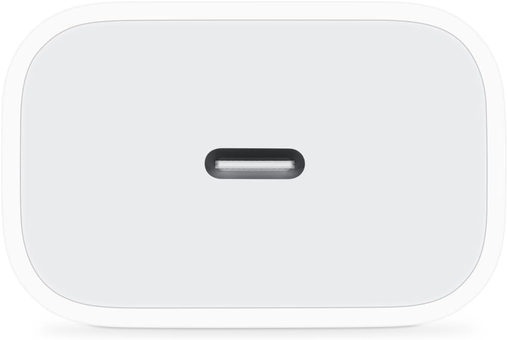 Apple 20W USB-C Compact Power Adapter: Fast and Convenient Charging, Type C Wall Charger - Rayz Mart