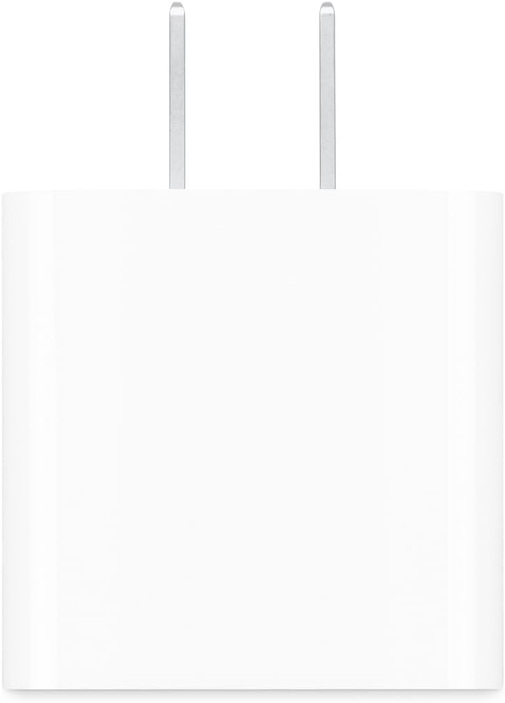 Apple 20W USB-C Compact Power Adapter: Fast and Convenient Charging, Type C Wall Charger - Rayz Mart