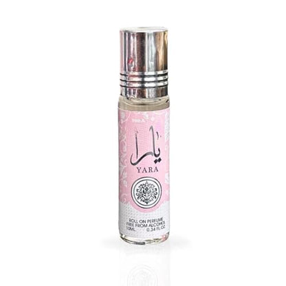 Ard Al Zaafaran Yara perfume roller, 10ml, 0.34 oz, fragrance for women, alcohol-free, long lasting