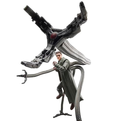 Marvel Legends Series Doc Ock, Spider-Man: No Way Home Collectible, Deluxe 6-Inch Action Figure, 4 Accessories, Ages 4 and Up