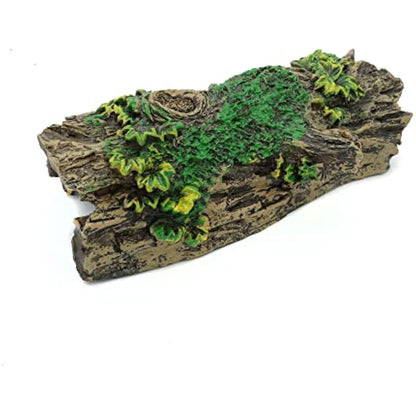 JIH Aquarium Decorations Resin Hollow Tree Trunk Ornament, Bettas House Cave Wood House Decor for Fish Tank (HS-SP207)