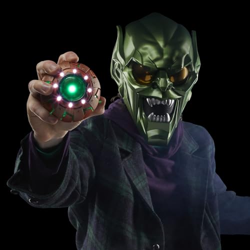 Marvel Legends Series Green Goblin Electronic Pumpkin, Spider-Man: No Way Home Adult Collectible Roleplay Gear