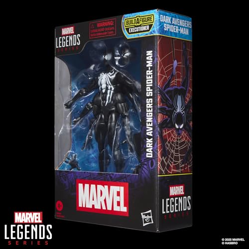 Marvel Legends Series Dark Avengers Spider-Man, Avengers Comics Collectible 6-Inch Scale Action