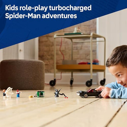 LEGO Marvel Spider-Man vs. Venom Muscle Car Toy - Building Set for Kids, Boys and Girls, Ages 7+ - with Spider-Man, Venom, and Spider-Woman Minifigures - Superhero Gift Idea for Birthday - 76309