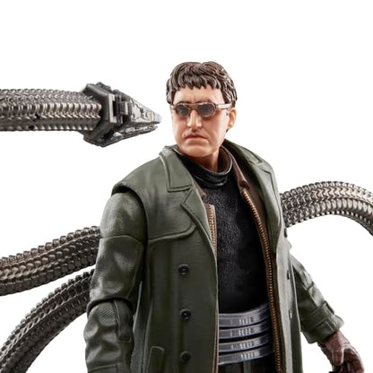 Marvel Legends Series Doc Ock, Spider-Man: No Way Home Collectible, Deluxe 6-Inch Action Figure, 4 Accessories, Ages 4 and Up