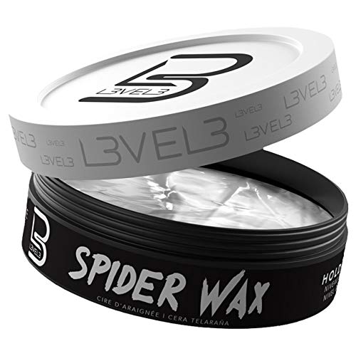L3 Level 3 Spider Wax - Long Lasting and Strong Hold Improve your Hair Volume and Texture - Level Three Hair Wax for Men (150 ML)