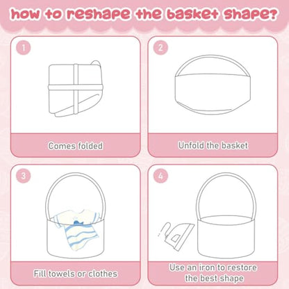 oiahomy-pink-easter-basket-with-handle-personalized-bunny-baskets-for-kids-and-gifts