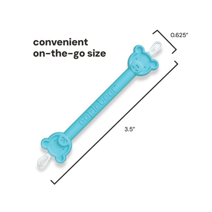 oogiebear Baby Nose Cleaner & Ear Wax Removal Tool - Safe Booger & Earwax Removal for Newborns, Infants, Toddlers - Dual-Ended - Essential Baby Stuff