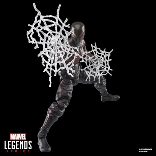 Marvel Legends Series Gamerverse Miles Morales Brooklyn 2099 Suit, Spider-Man 2 Video Game -Inspired Collectible 6 Inch Action Figure