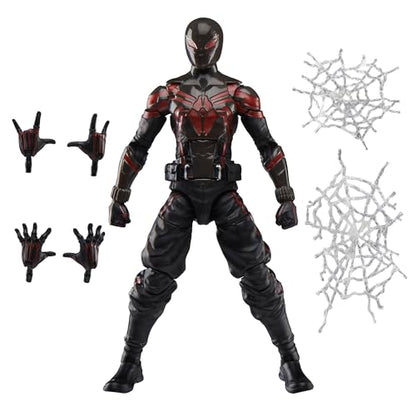 Marvel Legends Series Gamerverse Miles Morales Brooklyn 2099 Suit, Spider-Man 2 Video Game -Inspired Collectible 6 Inch Action Figure