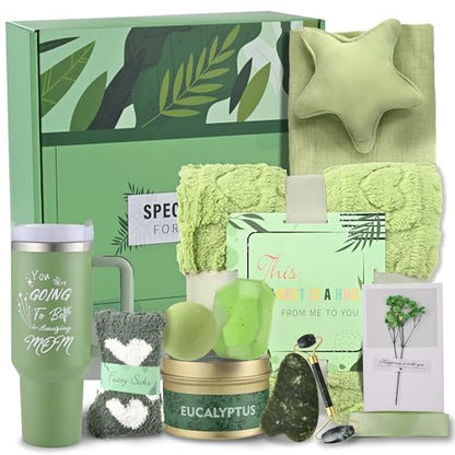 New Mom Gifts Care Package After Baby Pregnancy Gift for Mom First Mothers Day Gifts Self Care Gifts for Women Get Well Soon Gifts Basket Birthday Gifts for Women Relaxing Spa Gifts, by Allureza