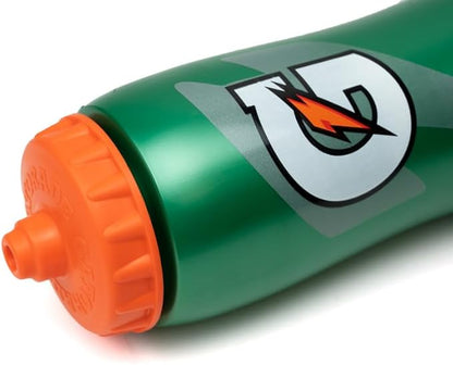 Gatorade 32 Oz Squeeze Water Sports Bottle - Pack of 2 - New Easy Grip Design