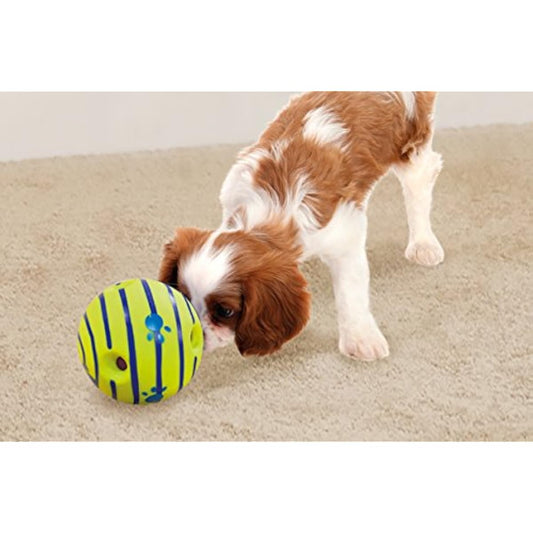 Wobble Wag Giggle Ball | Rolling Enrichment Toy for Fun Playtime, Interactive Play for Indoor or Outdoor, Keeps Dogs & Puppies Large, Medium or Small Busy & Moving, As Seen on TV | Pack of 1