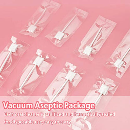 Easicuti baby tongue cleaner 42pcs disposable toothbrush for 0-36 months with free finger toothbrush