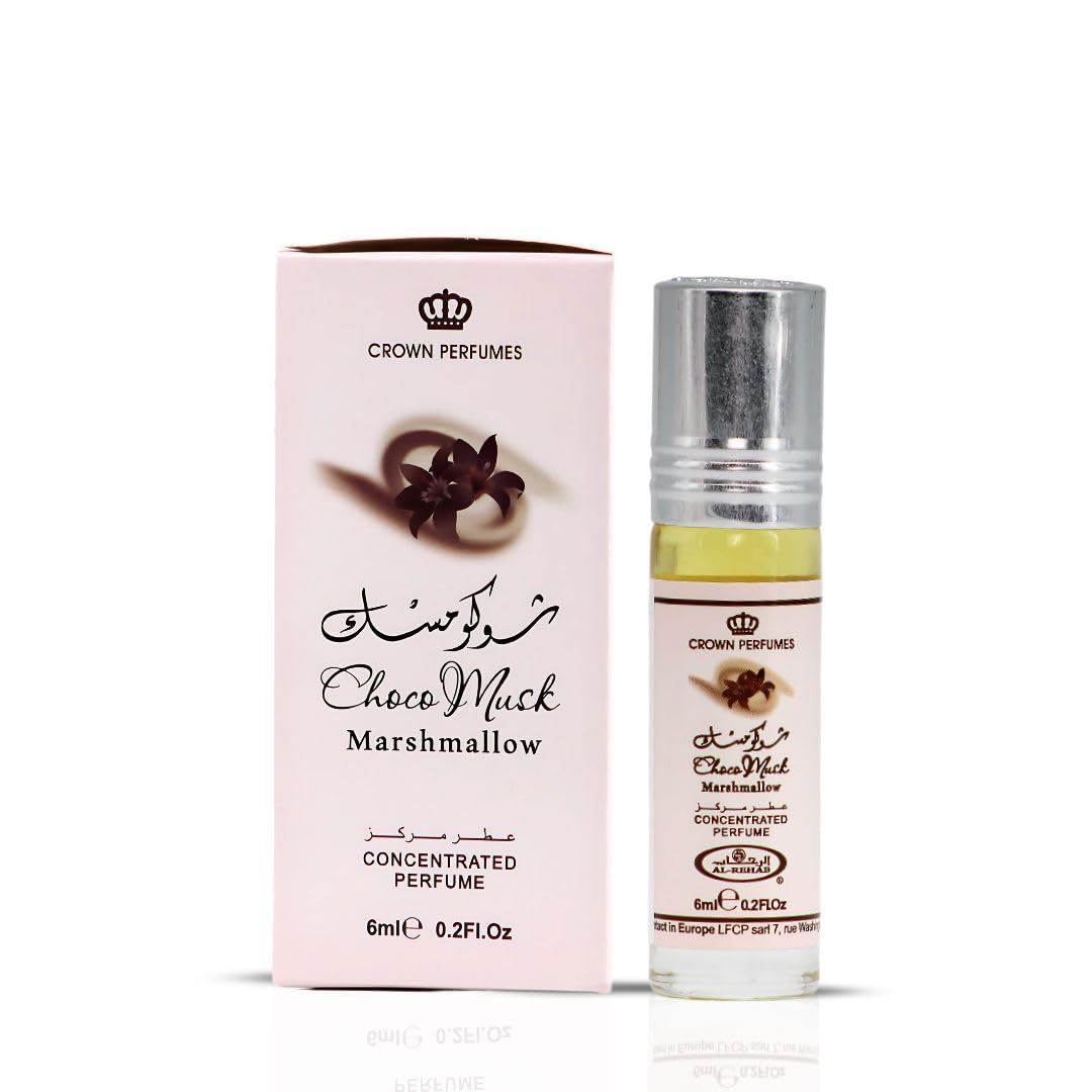 Al-Rehab Choco Musk Marshmallow Perfume Oil | Sweet & Warm Scent