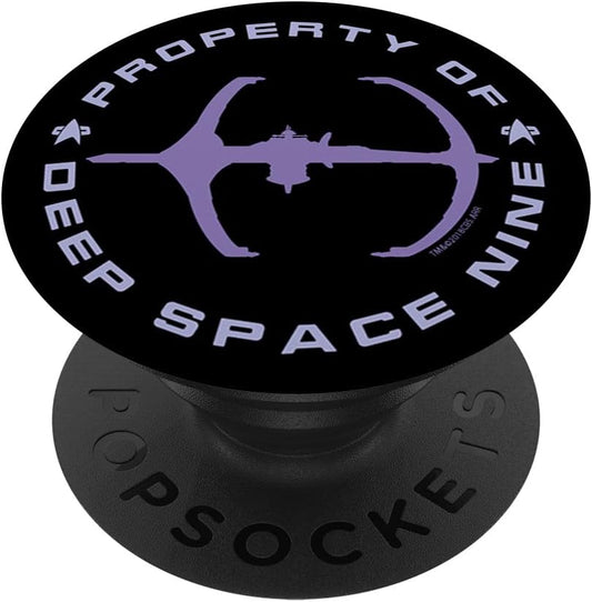 Star Trek Property of DS9 PopSockets Stand for Smartphones and Tablets PopSockets Adhesive PopGrip