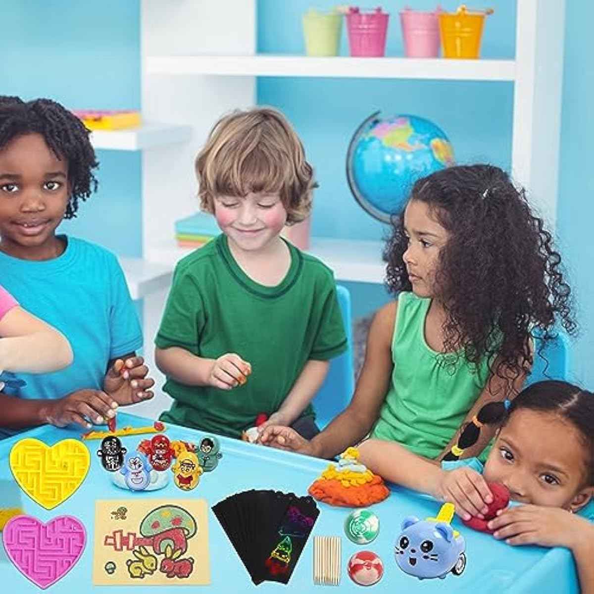 1000 Pcs Party Favors for Kids, Fidget Toys Bulk, Birthday Gift Toys, Fidgets Stocking Stuffers, Treasure Box Party, Goodie Bag Carnival Prizes, Pinata Filler Stuffers Classroom