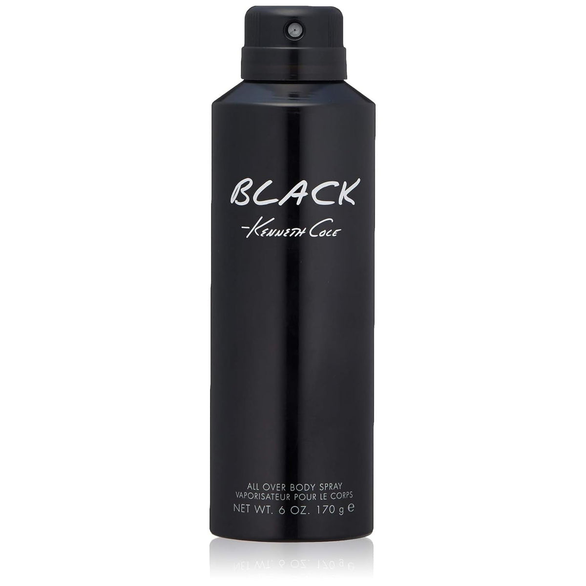 Kenneth Cole Black Body Spray for Men, 6.0 Fl Oz