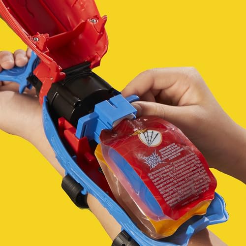 Marvel Spider-Man Real Webs Ultimate Web Blaster, 2-in-1 Blaster, Role Play Toy, Spider-Man Costume, Spider-Man Toys for Kids 5 and Up