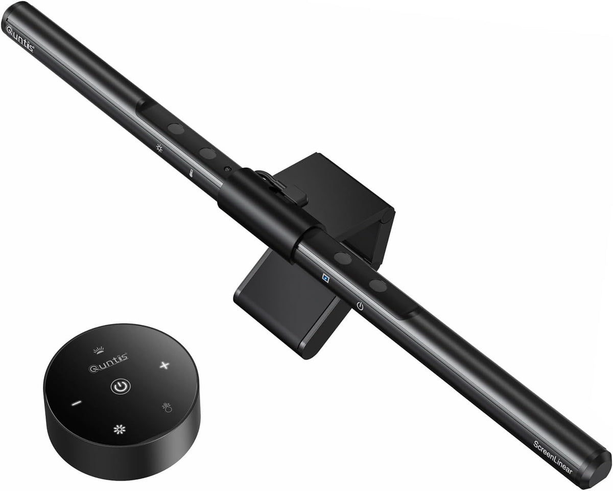Quntis computer monitor lamp for eye caring with auto-dimming and touch control