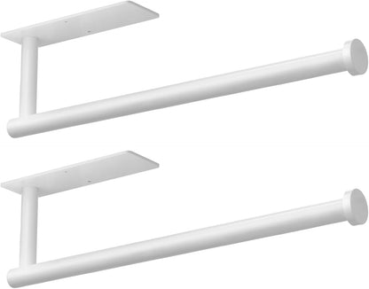 Wall-Mounted Kitchen Roll Dispenser in Brushed Nickel or Self-Adhesive, SUS304 Stainless Steel, Under Cabinet