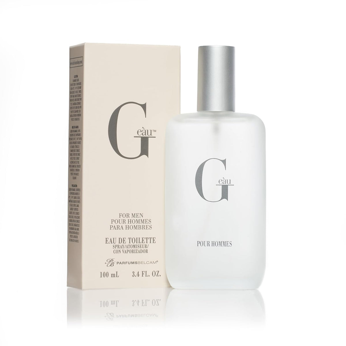 Parfums Belcam G Eau, Inspired by Designer Fragrance, Eau de Toilette Spray, 3.4 Fl Oz