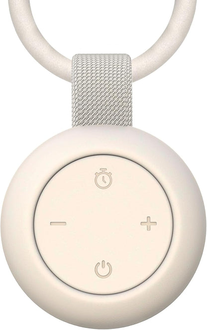 Portable Baby Sound Machine [White Noise for Babies Kids Adults][Timer Function][12 Soothing Sounds][Sleep Boombox] 15 Hours Battery Life, Travel,Registry,Gifts,Shower,Clips on Baby Stroller