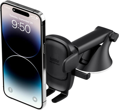 iOttie Easy One Touch Advanced Universal Car Mount DasBVoard & Windshield Suction Cup Phone Holder for iPhone, Samsung, Google, All Smartphones
