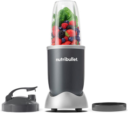 nutribullet Personal Blender, Shakes, Smoothies, Food Prep, and Frozen Blending, 24 Ounces, 600 Watt, Gray, NBR-0601WM