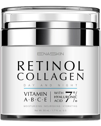 Enaskin Retinol 1.7 Fl Oz Face Neck Collagen Cream For Tightening Skin Anti Aging