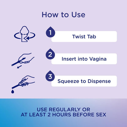 replens doctor-recommended estrogen-free vaginal moisturizer for vaginal dryness, 8 pre-filled applicators