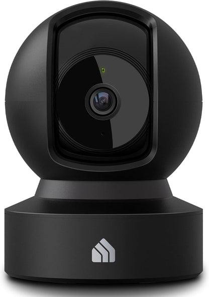 Kasa 1080p Indoor Pan/Tilt Wired Security Camera - Works as a Baby & Pet Monitor, Motion Detection & Tracking, 2-Way Audio, Night Vision, Subscription-Free Local Storage or Optional Cloud, EC71