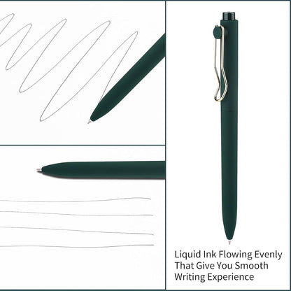 WY WENYUAN Ballpoint Pens, Pens Fine Point Smooth Writing, Nice Teacher Pens For Journaling, Black Ink 1.0 Mm Office Desk Accessories, Aesthetic Gift School Office Supplies For Note Taking