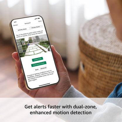 Blink Outdoor 4 – Wireless smart security camera, two-year battery life, 1080p HD day and infrared night live view, two-way talk. Sync Module Core included – 3 camera system