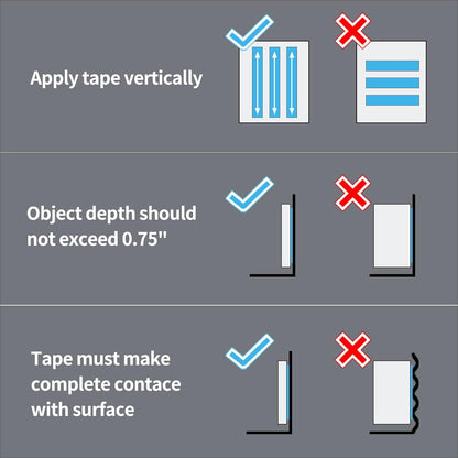 Art3d Double-Sided Mounting Tape (10FT), MultiPLrpose Removable Adhesive Foam Tape, Transparent, Household