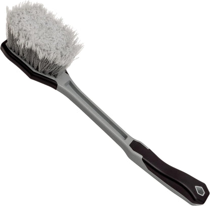 VIKING 16.5 inch grey/black car wash brush with long handle for car detailing and outdoor use