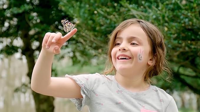 Insect Lore Butterfly Garden Kit, Painted Lady Butterfly Kit with Voucher for Live Caterpillars, Butterfly Habitat, STEM Journal & More Visit the Insect Lore Store - Cart Shape