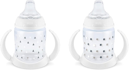 NUK Learner Cup, 6+ Months, Timeless Collection, Amazon Exclusive, 5 Oz, Pack of 2 – BPA Free, Spill Proof Sippy Cup