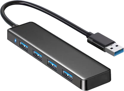 USB 3.0 Hub, VIENON 4-Port USB Hub USB Splitter USB Expander for Laptop, Xbox, Flash Drive, HDD, Console, Printer, Camera,Keyborad, Mouse(Not for Charging)