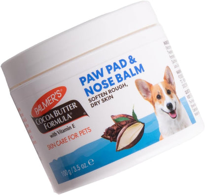 Palmer's for Pets Cocoa Butter Fragrance Free Paw Pad & Nose Balm for Dogs - Dog Skin Soother Balm, Dog Paw Balm for Dry Skin & Pads - Palmer's Cocoa Butter Formula with Vitamin E for Pets