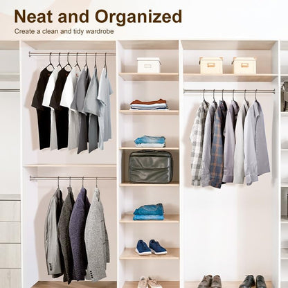 HOUSE DAY Black Plastic Hangers 60 Pack, Clothes Hangers with Non Slip Hooks, Durable & Space Saving Coat Hanger, Light-Weight Clothing Hanger, Perfect Closet Organizer for Everyday Use