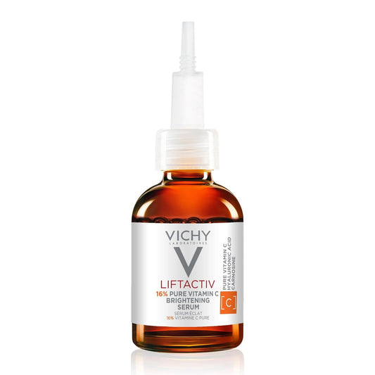 vichy liftactiv vitamin c serum 20ml face brightening pure vitamin c + hyaluronic acid + vitamin e