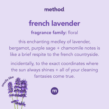 Method All-Purpose Cleaner Spray, French Lavender, Perfect for Most Counters, Tiles and More, 28 Fl Oz, (Pack of 1)