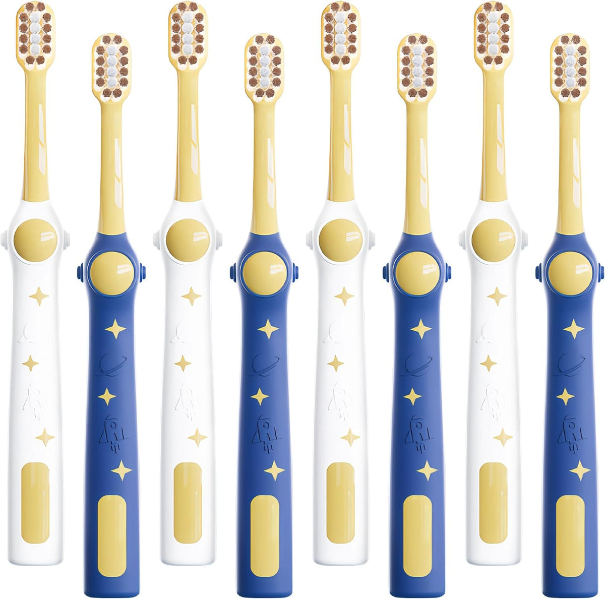 Easicuti baby tongue cleaner 42pcs disposable toothbrush for 0-36 months with free finger toothbrush