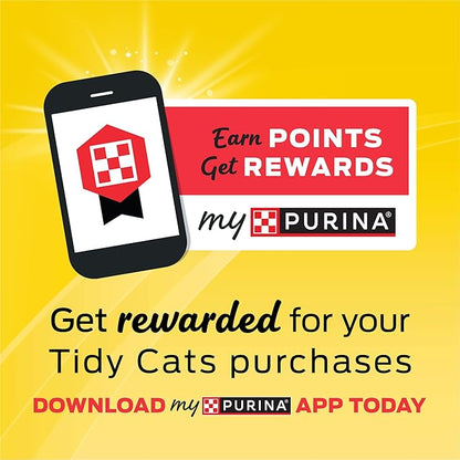 Purina Tidy Cats Low Dust, Multi Cat, Clumping Cat Litter Odor Control Formula, LightWeight Glade Clear Springs - 17 lb. Box