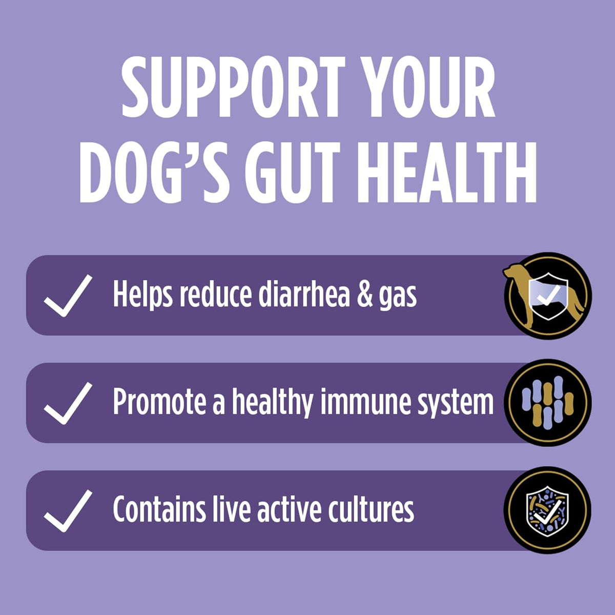 Purina Pro Plan Veterinary Supplements FortiFlora Daily Probiotics for Dogs, 30 count, supports digestive gut health and diarrhea relief