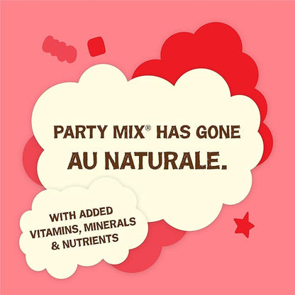 Purina Friskies Natural Cat Treats Party Mix Natural Yums With Real Salmon and Added Vitamins, Minerals and Nutrients - 20 Oz. Canister